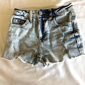 JUSTICE Distressed Denim Shorts - Child Size 7